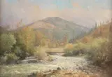 Ralph E. DeCamp, Prickly Pear Creek, oil on canvas