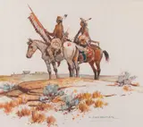 Nick Eggenhofer, Indians on Horseback