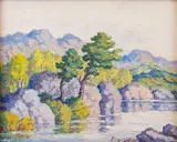 Birger Sandzén, Colorado Lake