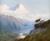 Sydney Laurence, Iron Mountain, oil on canvas