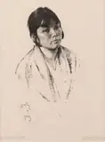 W. Herbert Dunton, Taos Pueblo Indian Girl
