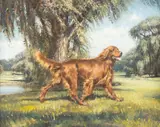 Robert Kennedy Abbett, Russett Boy, oil on board