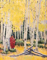 William Hook, Fallen Fence, acrylic