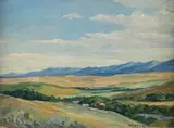 Hans Kleiber, Big Horn Mountains from Dayton, WY