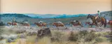 Way to the Mountain by Valeriy Kagounkin, acrylic on canvas, offered Mar 2023