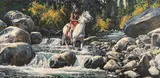 Dennis Grismer, Rough Crossing, oil on board