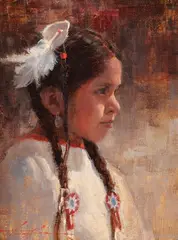 Chauncey Homer, Sparrow, oil on canvasboard