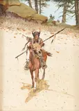 Austin Deuel, Scouting, oil on board