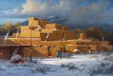 Joni Falk, Winter's Glow at Taos