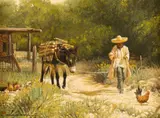 Dan Bodelson, Roadside Congestion, oil on canvas