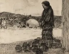 Tom Ryan, (CA) Demonstration, charcoal