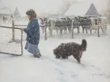Robert Duncan, (CA) Tending the Cows
