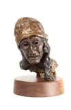 Joe Halko, Blackfoot Elder, bronze