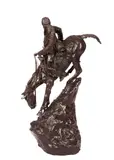 Mountain Man by Frederic Remington, bronze, offered Mar 2023