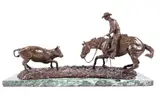 Jim Reno, In the Mud, bronze