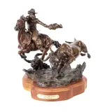 Arguing the Point by Mary Michaels, bronze, offered Mar 2023