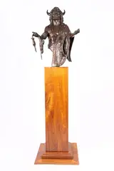 Joseph Velazquez, The Offering, bronze on custom 41" base