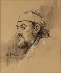 Hank Lawshe, (NWR) Jim Turner, mixed media