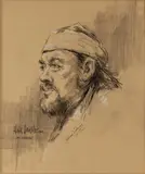 Hank Lawshe, (NWR) Jim Turner, mixed media