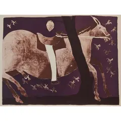 Francisco Benjamin Lopez Toledo, "Caballo Y Avispas" (Horse and Wasps), 1969, colored, lithograph, [approximate dimensions -