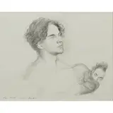 Dieter Borst, Bartlett III (American, born 1955), "For Will, Love Dad,", 1999, pencil drawing on paper, [approximate dimensions -