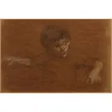 Dieter Borst, Bartlett III (American, born 1955), "Will,", 1980, charcoal drawing on paper, [approximate dimensions -