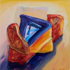 Albert E. Smith, Abstract, acrylic on paper, [approximate dimensions -