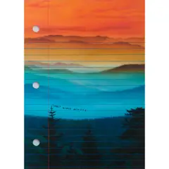 Friedrich Kunath, "I don't worry anymore," 2017, archival print and, silkscreen in three colors on paper, [approximate dimensions -