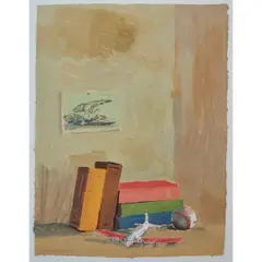 Duncan Hannah, "Juvenilia,", 1990, monotype, [approximate dimensions -