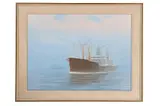 Featured in this lot is this original by Robert D. Coe, oil on canvas, done by American artist Robert Dexter Coe (1903-1987), offered Nov 2025
