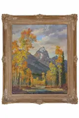 Hall Diteman, Featured in this lot is this framed original, oil on canvas