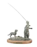 Stream Side Companion by Ott Jones, bronze c. 1995, offered Nov 2025