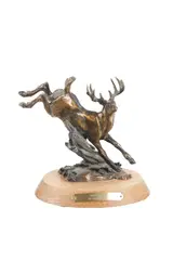 Whitetail by Con Williams, bronze sculpture c. 1994, offered Nov 2025