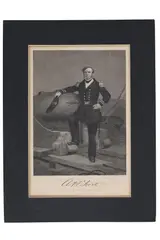 Alonzo Chappel, Untitled, engraving of andrew foote c. 1860s
