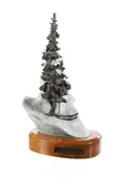Don Toney, For your consideration is a beautifully crafted, painted, bronze sculpture done by renowned artist, Don Toney, in 1995. This is a limited