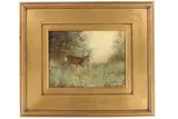 The painting features a wonderfully and professionally crafted by Lori McNee Watson, oil on board construction that shows a, offered Sep 2025