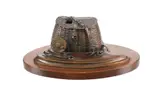 The lot features an original work of art by Allen Weidhaas, bronze sculpture by Allen F. Weidhaas (1954-2020) of a Fly Fishing creel done in 1997 and, offered Sep 2025