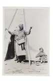 This is an amazing by Chief Washakie, 1881, photograph of Shoshone Chief Washakie (1804/1810-1900) stepping out of a teepee, offered Sep 2025