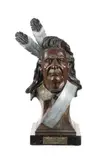Ralph Roybal, Untitled, bronze 1985