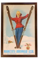Untitled by Flexible Flyer, lithograph advertisement 1940, offered Jun 2025
