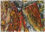 Catherine Kernan, Sea Cleft #1 softground, etching and aquatint, 1998