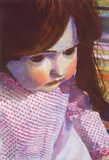 Beatrice Louise Mitchell, March & April's Velvet Lace mezzotint in colors, 1985, mezzotint