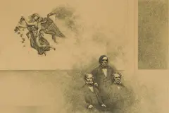 Peter Milton, The Jolly Corner I:1 resist-ground, etching and engraving, 1971