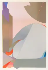 Melting Point by Eugenie Torgerson, silkscreen in colors, 1984, offered Feb 2026