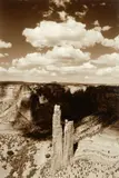 Roger Benedetti, Spider Rock Canyon de Chelly, Arizona sepia toned