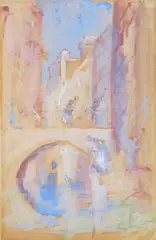 Venetian Canal Scene by Sir Frank Brangwyn, watercolor on paper, offered Dec 2025
