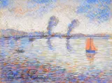 Paul-Émile Pissarro, La Voile Orange