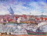 Paul-Émile Pissarro, Chalutiers au Retour de la Peche