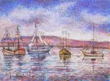 Paul-Émile Pissarro, Bateaux a Quai