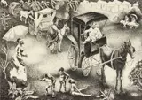 George Biddle, Hombre Que Sin Vergeunza, lithograph, 1928